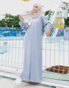 Bishop Maxi Dress in Baby Blue
