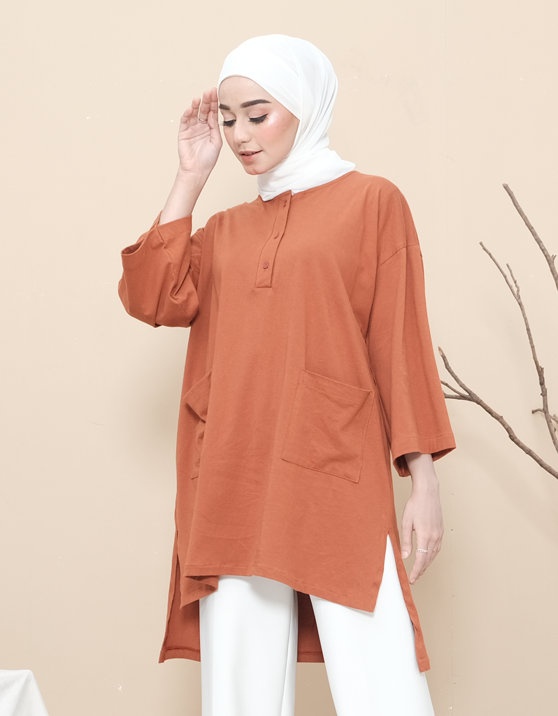 SANTAI (Cotton) in Cinnamon
