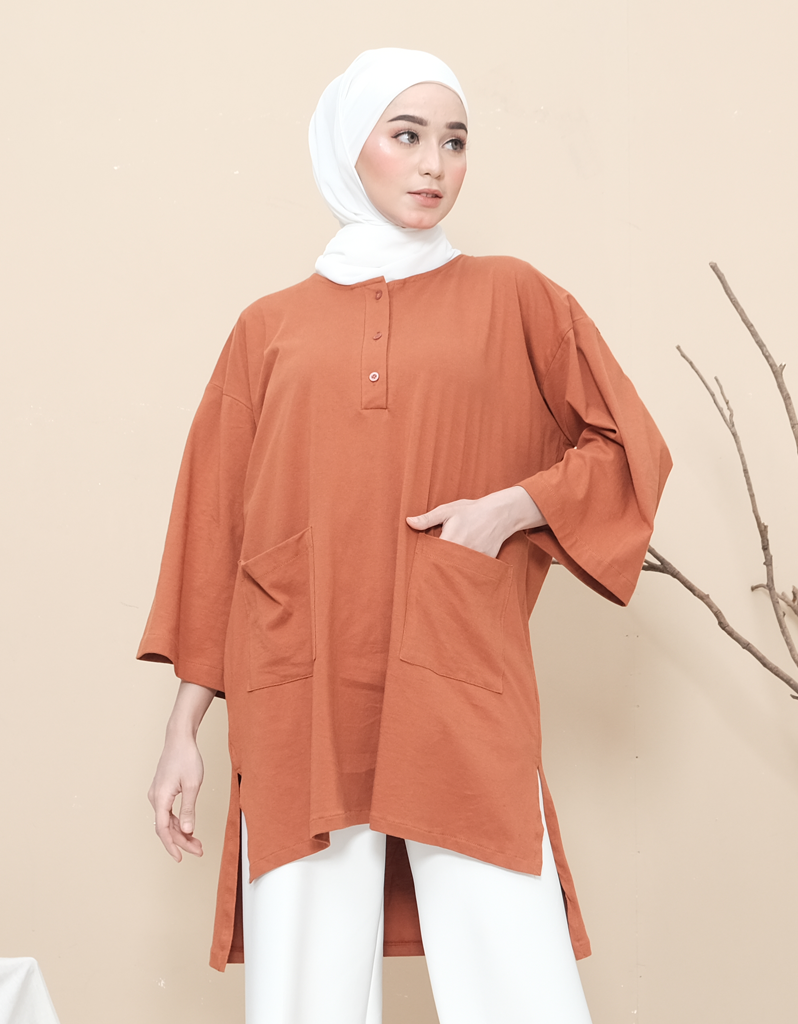 SANTAI (Cotton) in Cinnamon