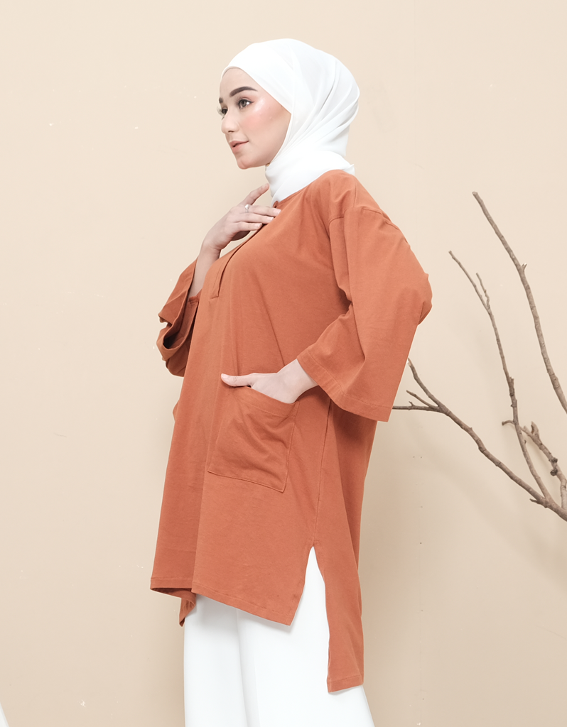 SANTAI (Cotton) in Cinnamon