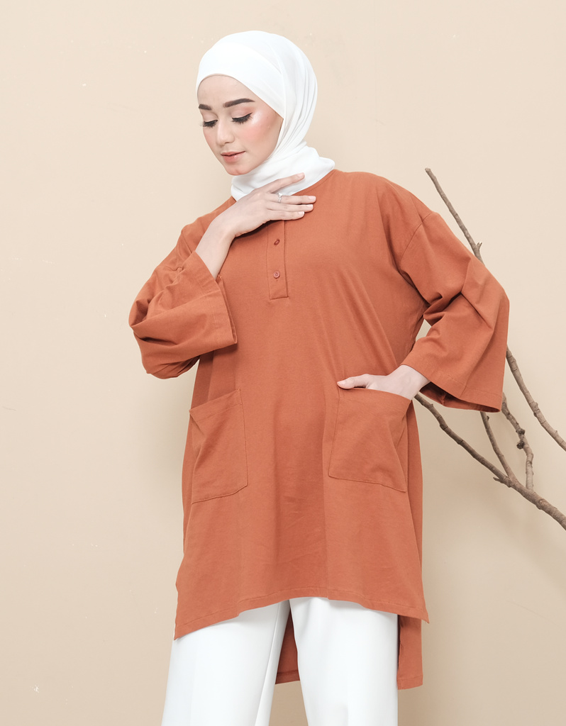 SANTAI (Cotton) in Cinnamon