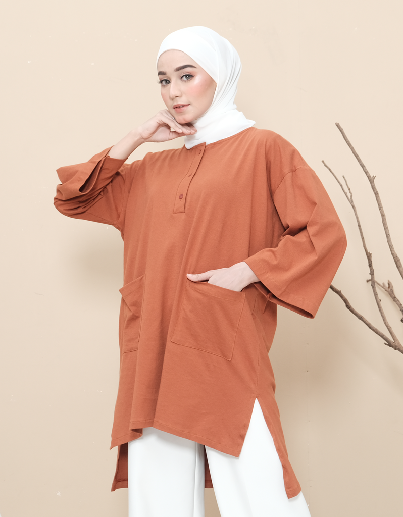 SANTAI (Cotton) in Cinnamon