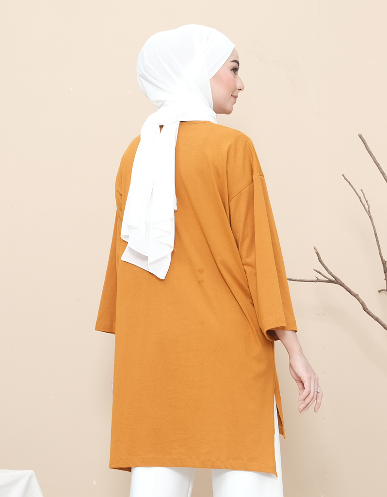 SANTAI (Cotton) in Dark Mustard