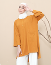 SANTAI (Cotton) in Dark Mustard