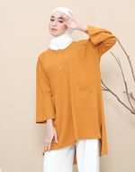 SANTAI (Cotton) in Dark Mustard