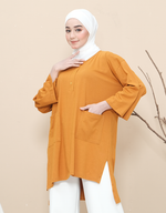 SANTAI (Cotton) in Dark Mustard