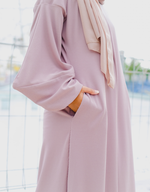 Bishop Maxi Dress in Dusty Pink