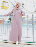Bishop Maxi Dress in Dusty Pink