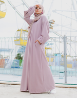 Bishop Maxi Dress in Dusty Pink