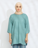 SANTAI (Linen) in Dusty Teal