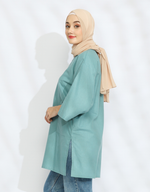 SANTAI (Linen) in Dusty Teal