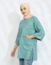 SANTAI (Linen) in Dusty Teal