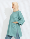 SANTAI (Linen) in Dusty Teal