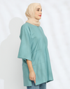 SANTAI (Linen) in Dusty Teal