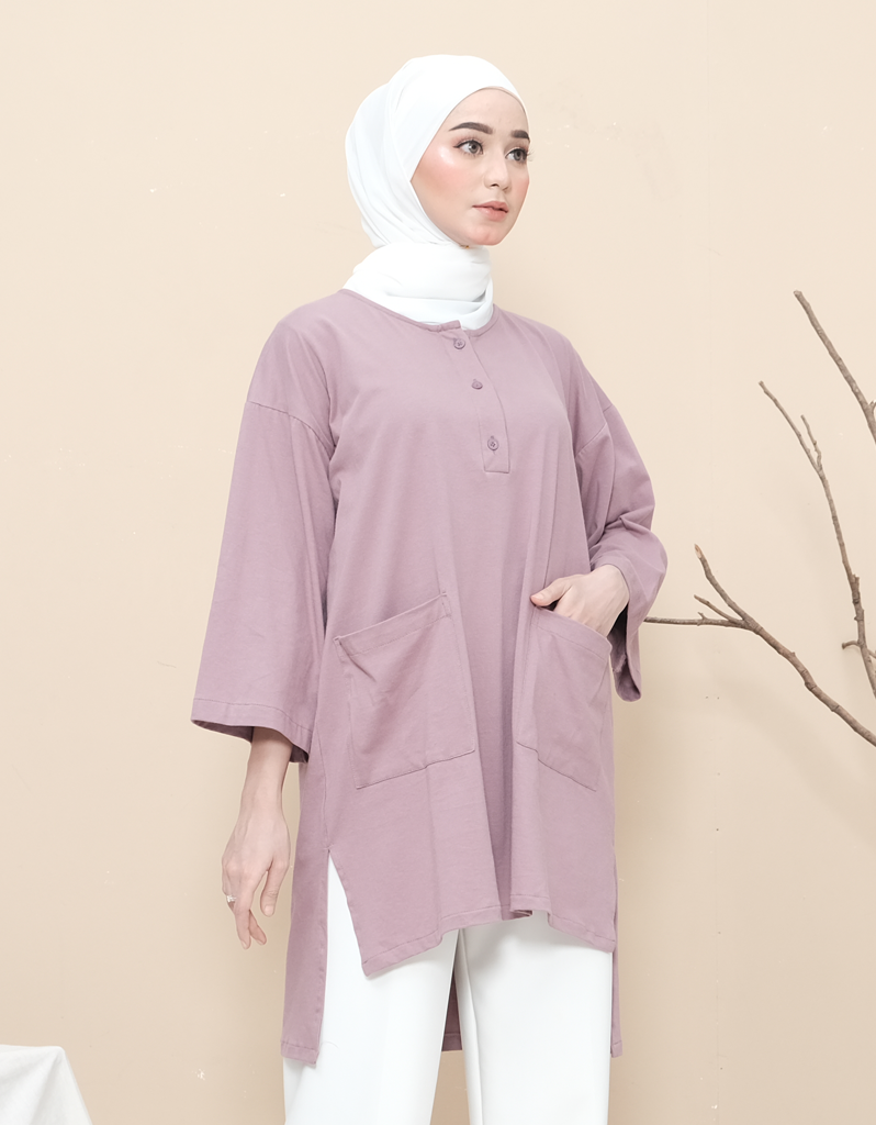 SANTAI (Cotton) in Mauve