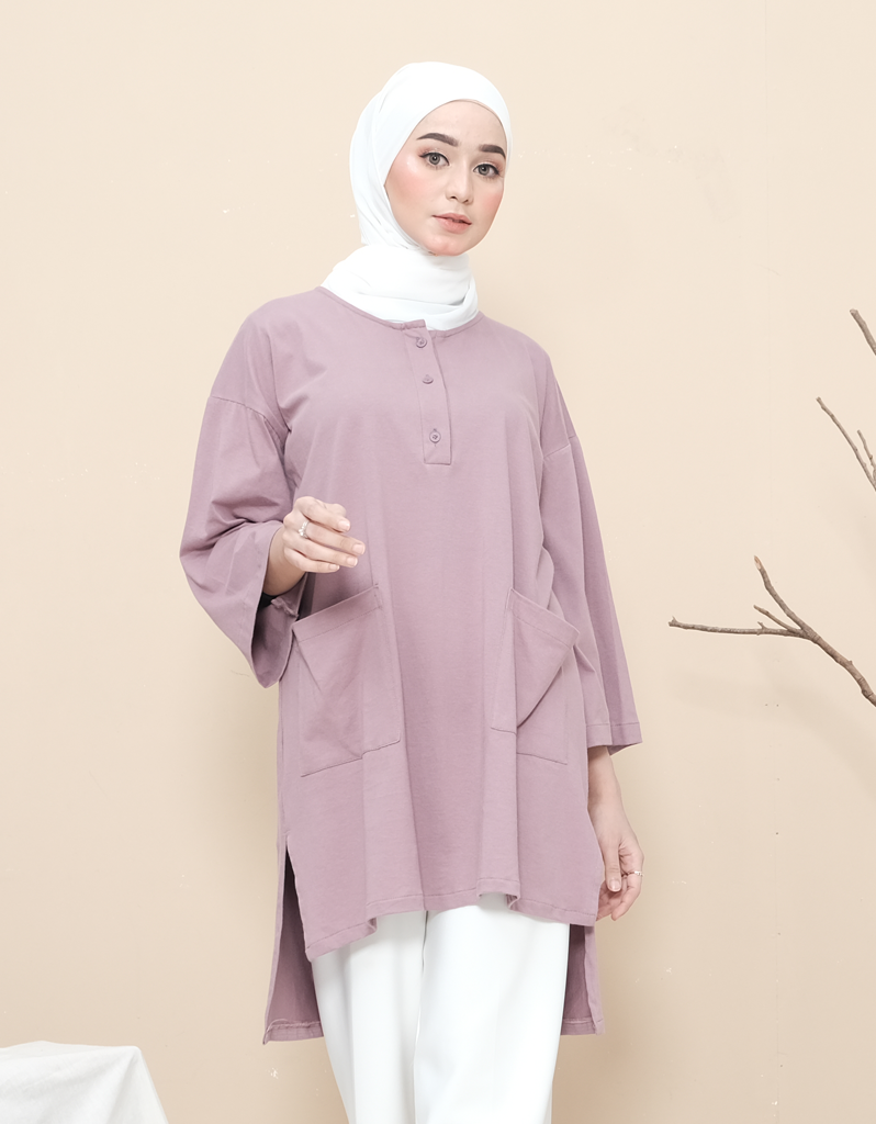 SANTAI (Cotton) in Mauve