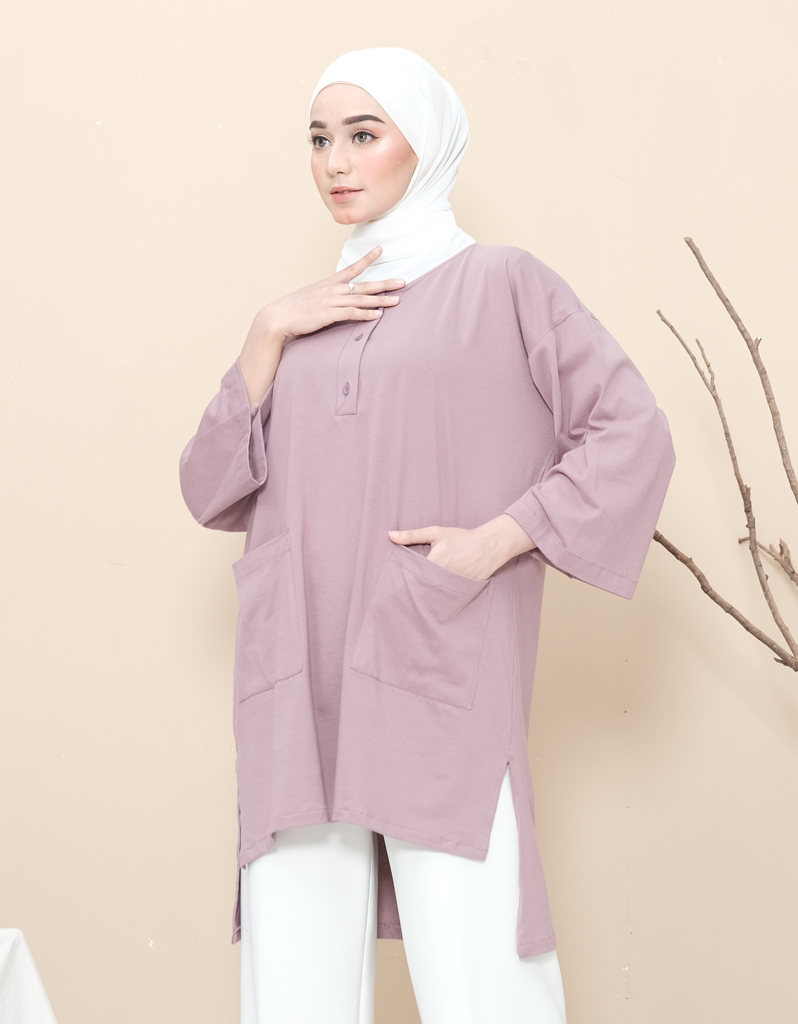 SANTAI (Cotton) in Mauve