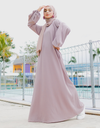 Bishop Maxi Dress in Mocha