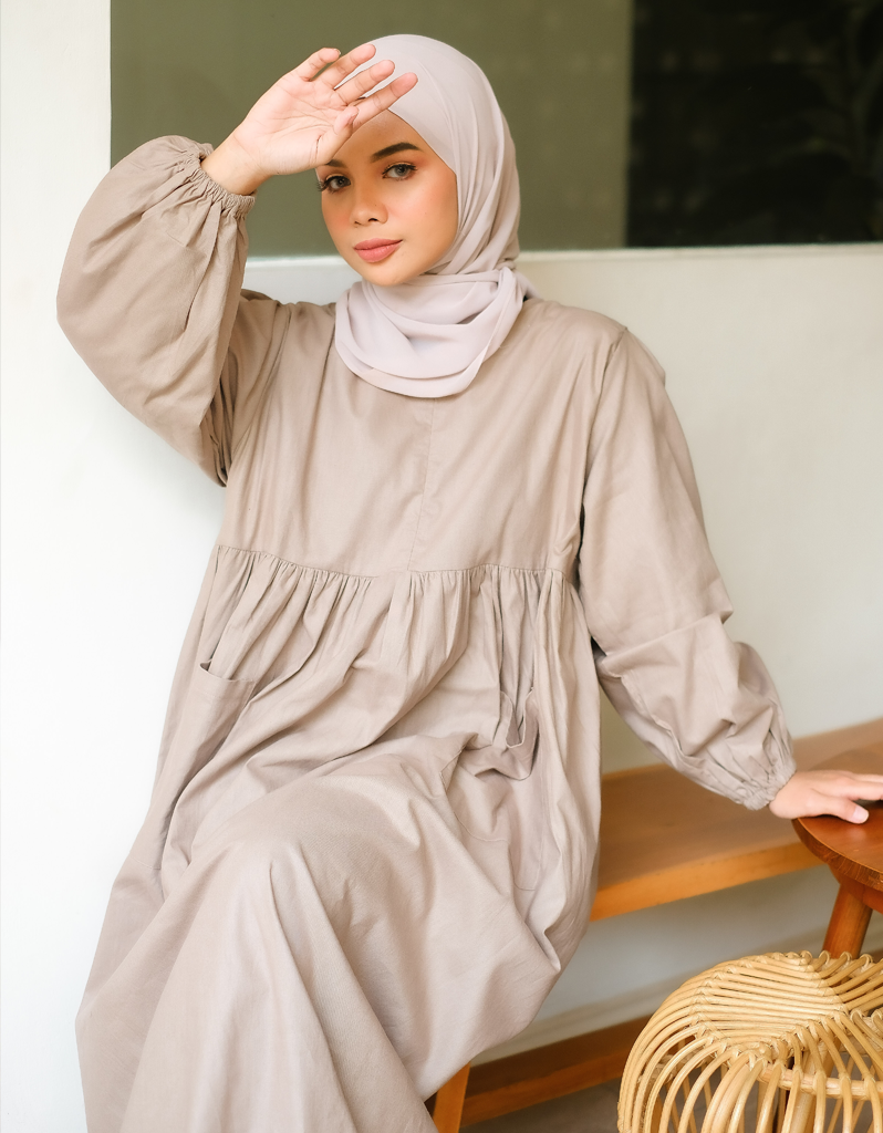 VACAY Maxi Dress in Beige