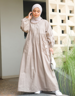 VACAY Maxi Dress in Beige