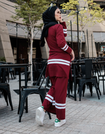 Varsity Co-ords in Maroon